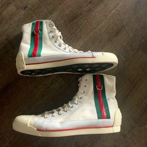 White Gucci Boots Mens Size 9.5G